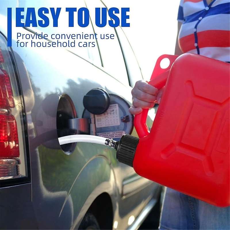 Fuel Fill Hose and Cap Kit Fits 5 Gallon Fuel Tank Fill Hose Jug, LC2 Jug,Fuel Jug Most Car Fuel Tan