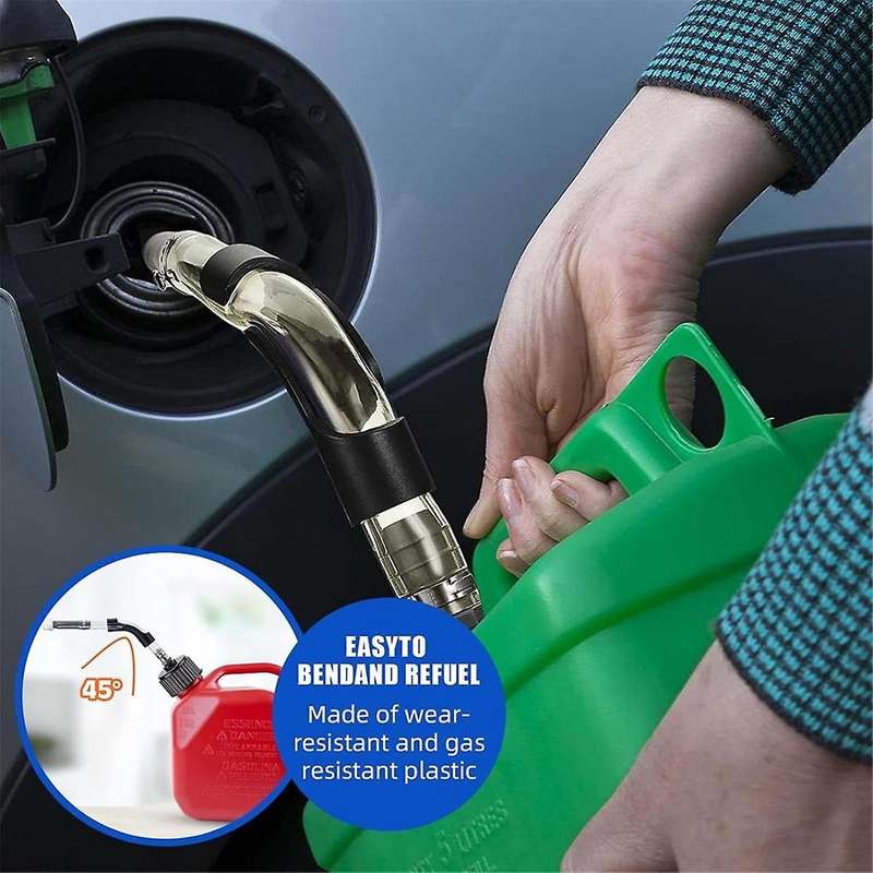 Fuel Fill Hose and Cap Kit Fits 5 Gallon Fuel Tank Fill Hose Jug, LC2 Jug,Fuel Jug Most Car Fuel Tan