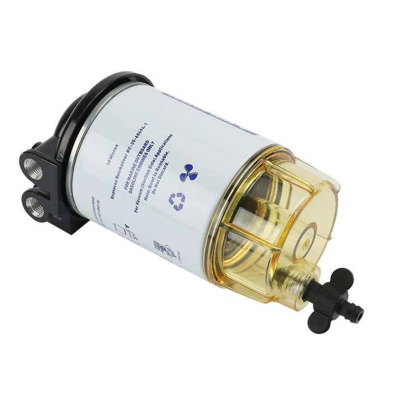 Fuel Filter Water Separator Marine Outboard Motor Mercury Replacement 35-60494-1, S3213, 18-7932-1,