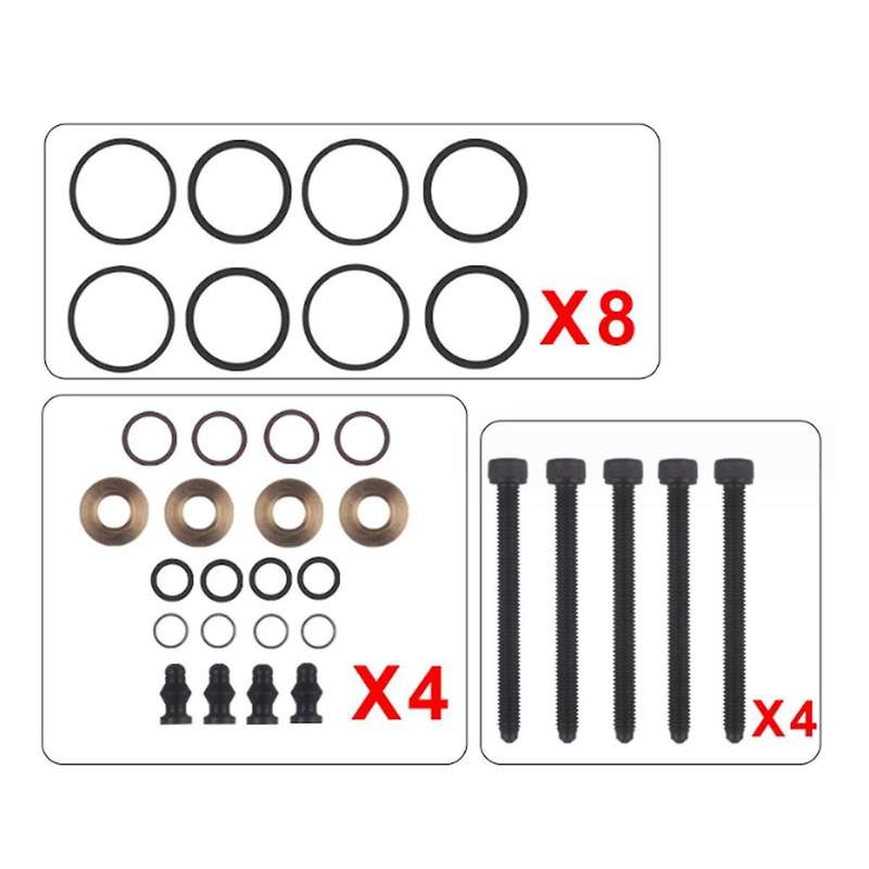 Fuel Injector Seal Repair Kit Injector Bolts for A2 A3 A4 1.2 1.4 1.9 Tdi 1417010997 038103385a