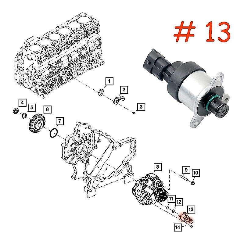 Fuel Pressure Control Valve Actuator Regulator 68005241AA 0928400642 for Ram 2500 3500 6.7L L6