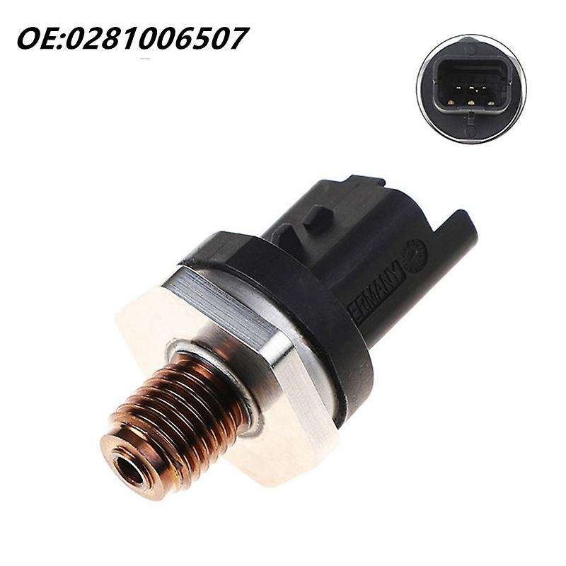 Fuel Rail Pressure Sensor Pressure Relief Valve Fuel Rail Sensor Transducer for 0281002797 02810065