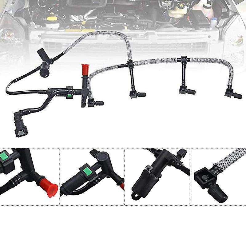 Fuel Return Leak Hose Pipe with Sensor for Transit 1.8 TDCI Mondeo Focus 4M5Q9K022AG 1521487