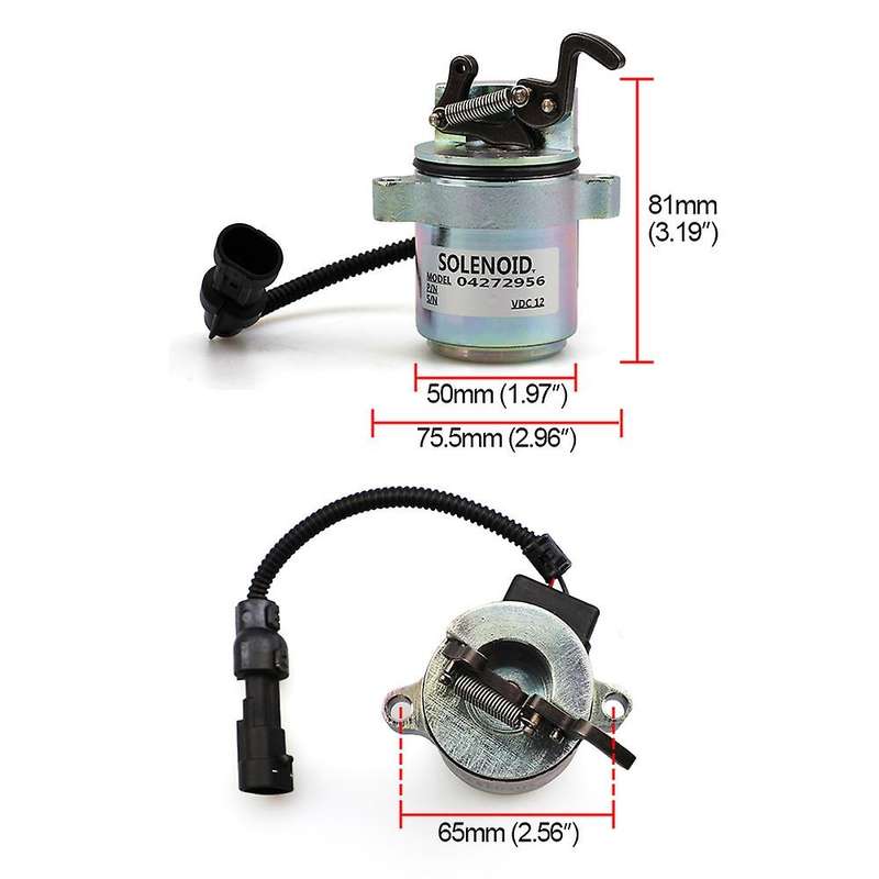 Fuel Shutoff Pause-Cafe 04272956 12V for Linde Forklift Deutz Bf4M2011 Bf4M2012