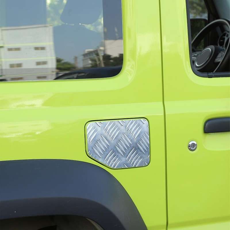 Fuel Tank Cover for Jimny 2019 2020 Oil Cap Covers Guard Decorative Sticker Trim, Silver