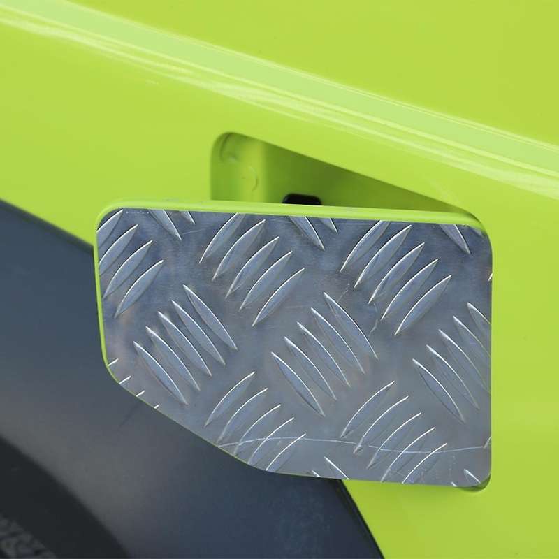 Fuel Tank Cover for Jimny 2019 2020 Oil Cap Covers Guard Decorative Sticker Trim, Silver