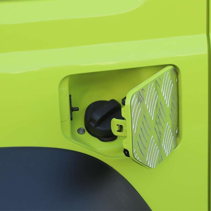 Fuel Tank Cover for Jimny 2019 2020 Oil Cap Covers Guard Decorative Sticker Trim, Silver