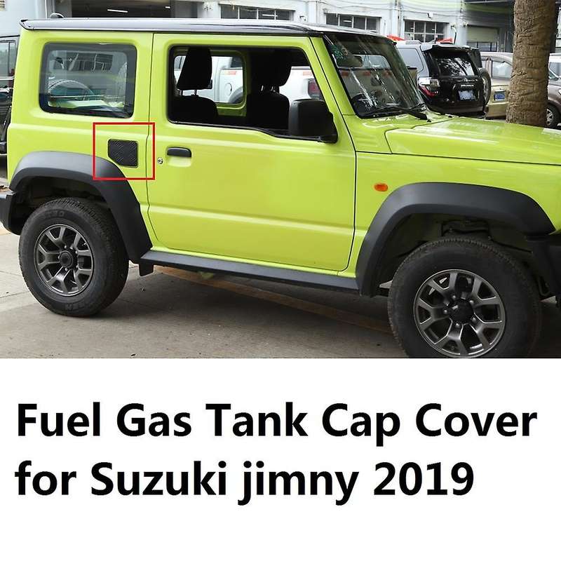Fuel Tank Cover for Jimny 2019 2020 Oil Cap Covers Guard Decorative Sticker Trim, Black