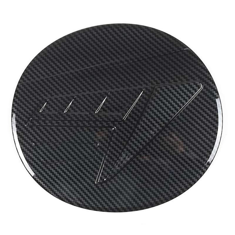 Fuel Tank Cover Trim for 2021-2023 Accessories, Exterior Fuel Oil Filler Gas Tank Cap Trim Carbon Fi