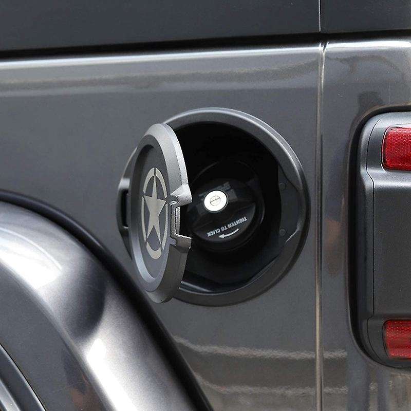 Fuel Tank Door Locking Gas Tank Cap for JL JLU Unlimited 4-Doors 2-Doors 2018-2019