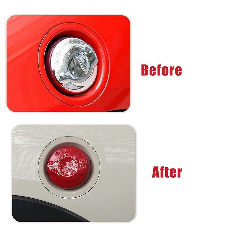 Fuel Tank Filler Protection Cover Gas Cap Cover Trim Decor for F55 F56 F57 2.0T Accessories Red