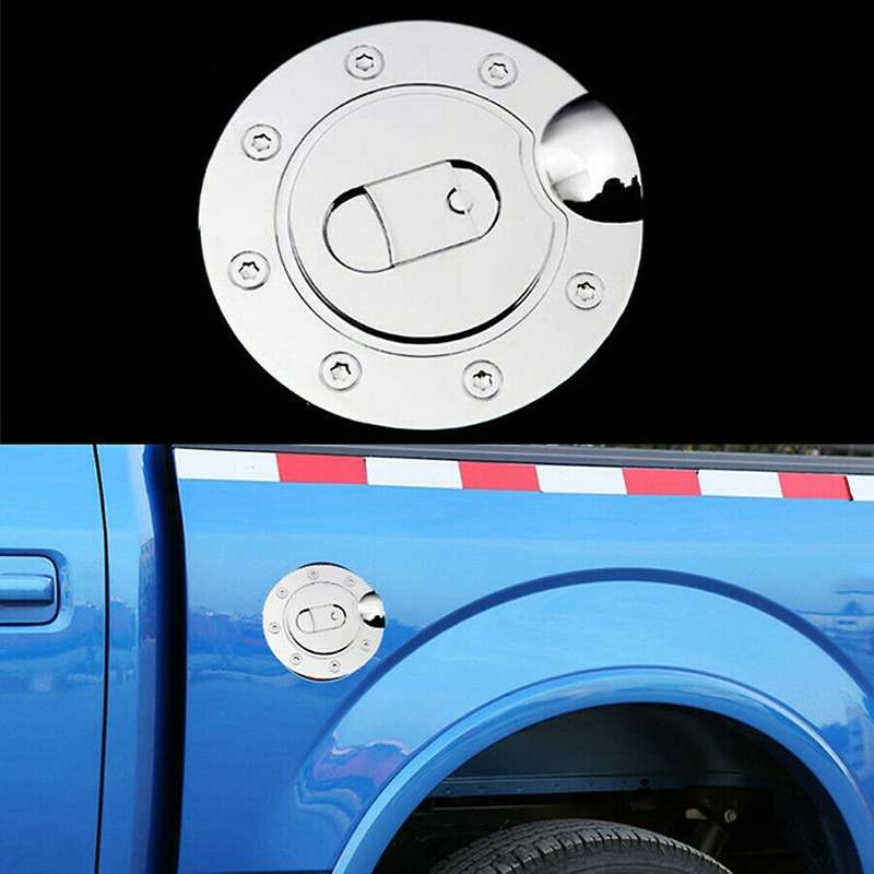 Fuel Tank Gas Door Cap Covers Chrome ABS for 2004 2005 2006 2007 2008 Car Accessories