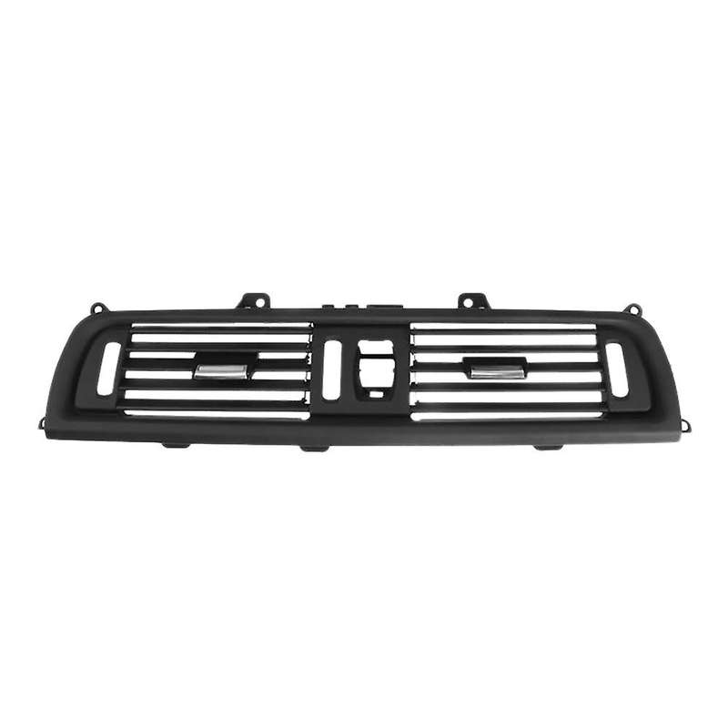 Full Black Dashboard Central Air Conditioner Vent Grille Complete Assembly for 5 Series F10 F11 F18