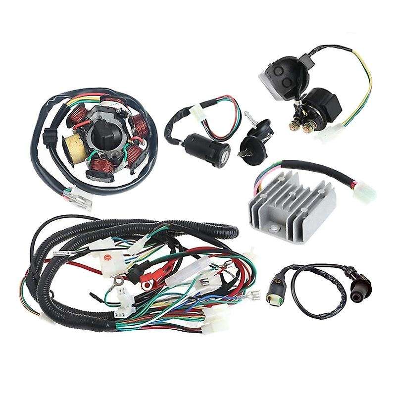 Full Electrics Wiring Harness Loom Coil for Gy6 150cc Atv Go Kart