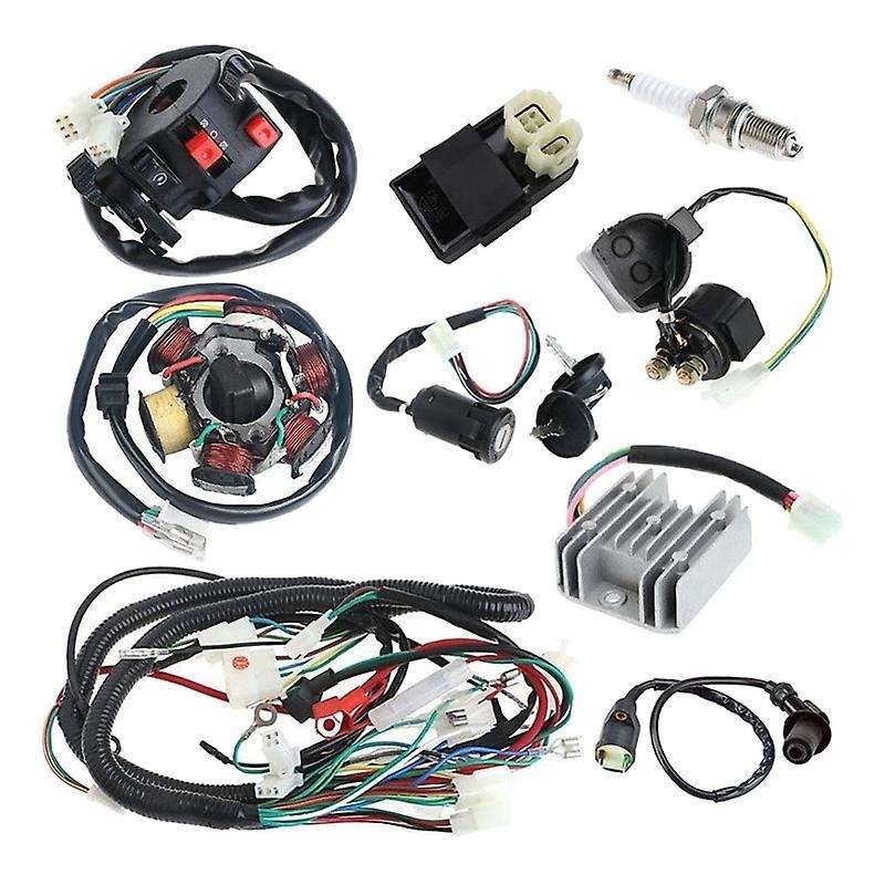 Full Electrics Wiring Harness Loom Coil for Gy6 150cc Atv Go Kart