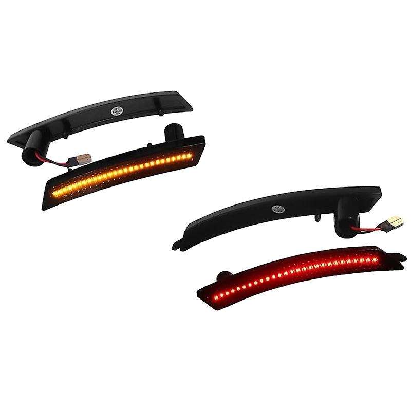 Full LED Side Marker Light Front Rear Kits for 2005-2016 R55 R56 R57 R58 R59 R60 R61 Amber/Red Smoke