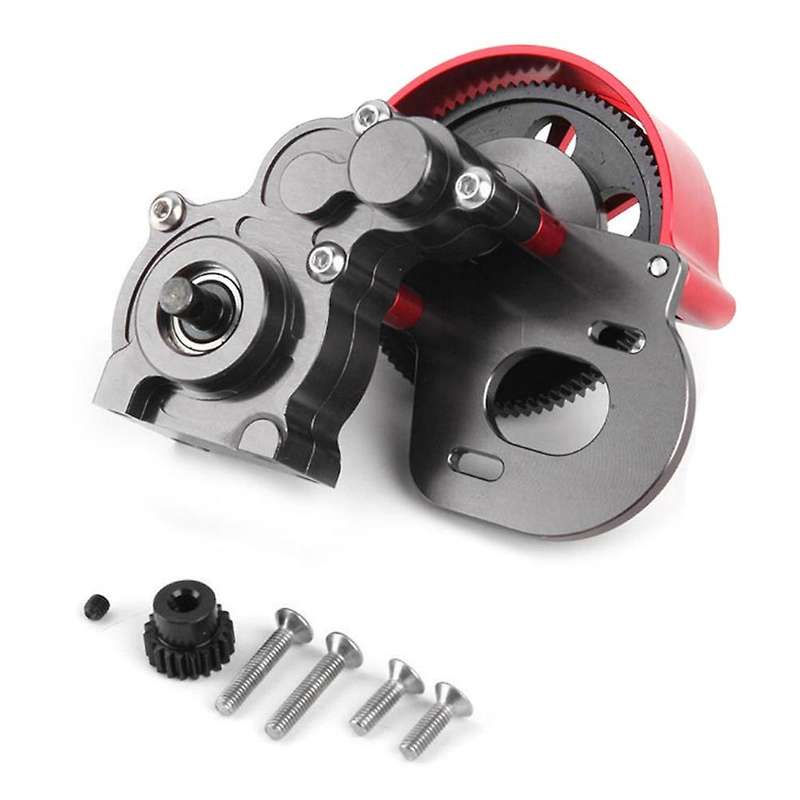 Full Metal Assembled Transmission Gearbox with Steel Gear Set for Axial Scx10 Truck