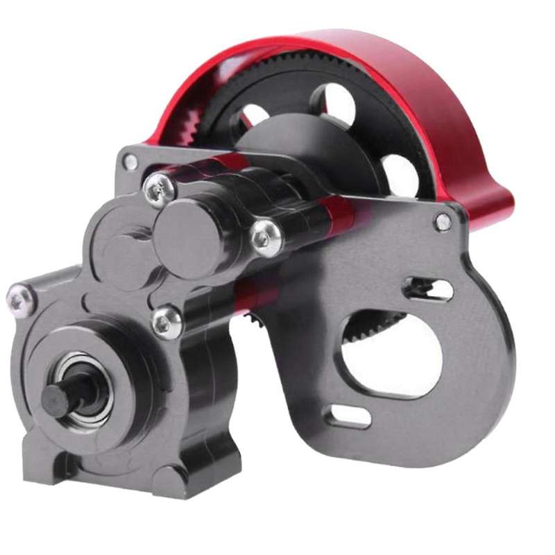 Full Metal Assembled Transmission Gearbox with Steel Gear Set for Axial Scx10 Truck