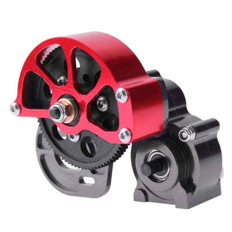 Full Metal Assembled Transmission Gearbox with Steel Gear Set for Axial Scx10 Truck