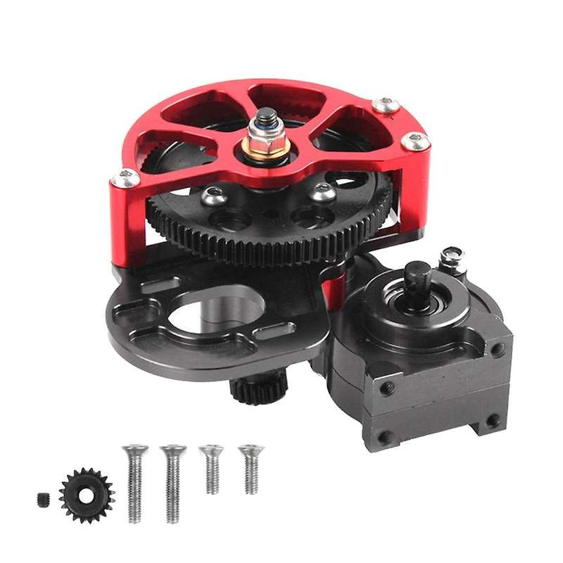 Full Metal Assembled Transmission Gearbox with Steel Gear Set for Axial Scx10 Truck