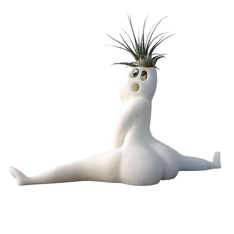 Funny Big Booty Ghost Planter, Prank Gift Decor Planter Air Fern Display Stand, Big Booty Ghost Plan
