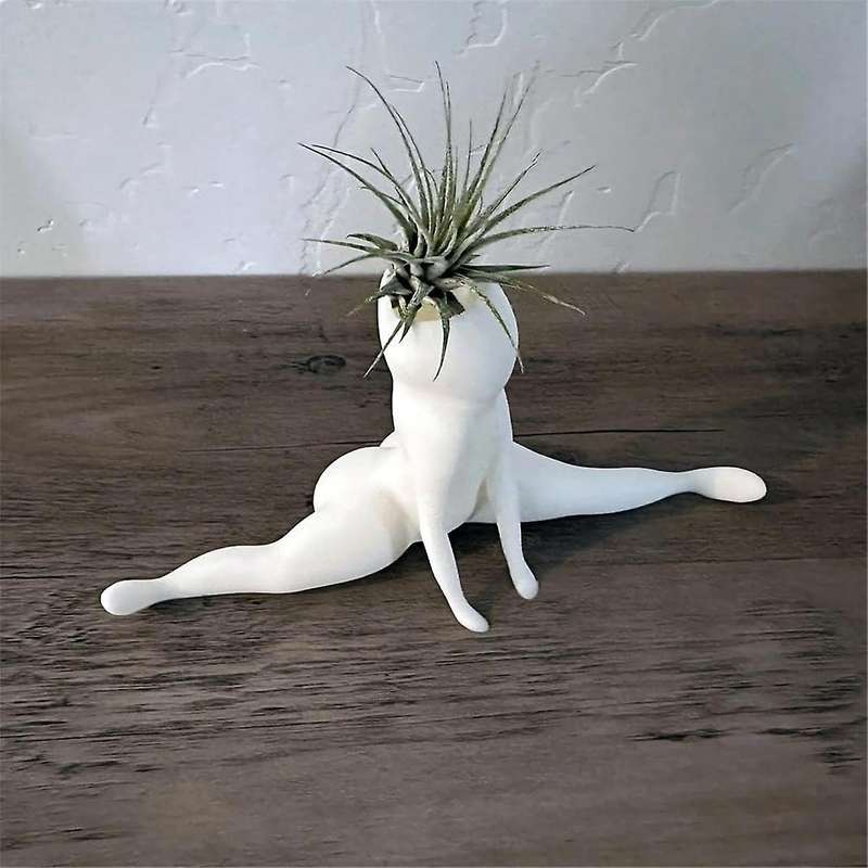 Funny Big Booty Ghost Planter, Prank Gift Decor Planter Air Fern Display Stand, Big Booty Ghost Plan