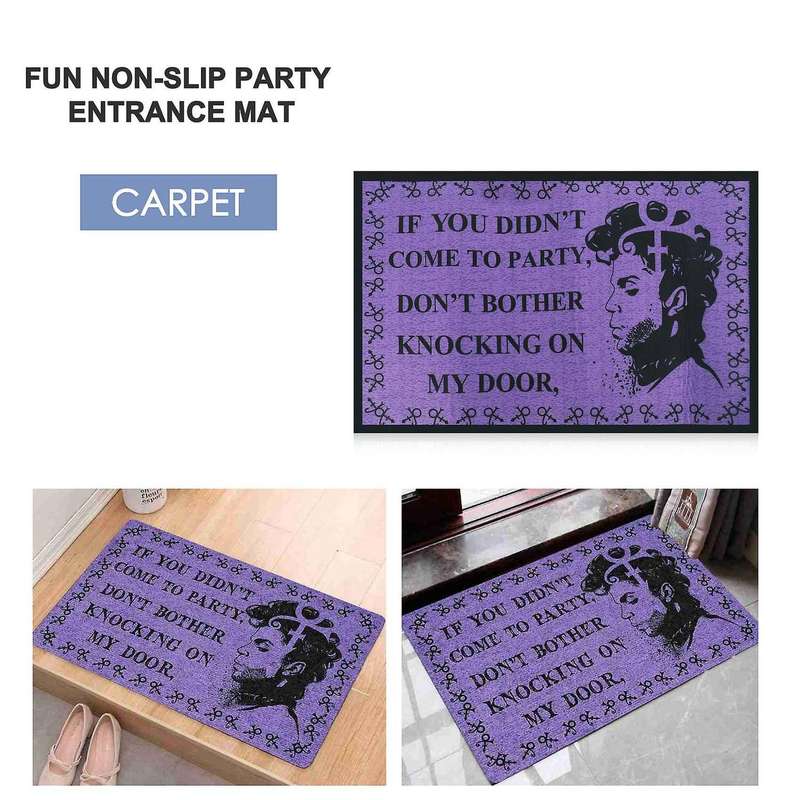 Funny Door Floor Mat Entrance Front Doormat - If You Didn't Come to Party 't Bother Knocking On My