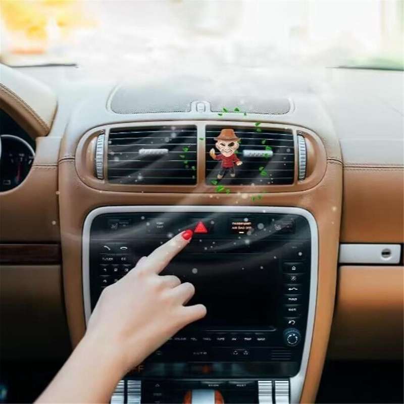 Funny Horror Character Car Air Fresheners Vent Clip 2D Car Air Conditioner Vent Clip Interior Car V