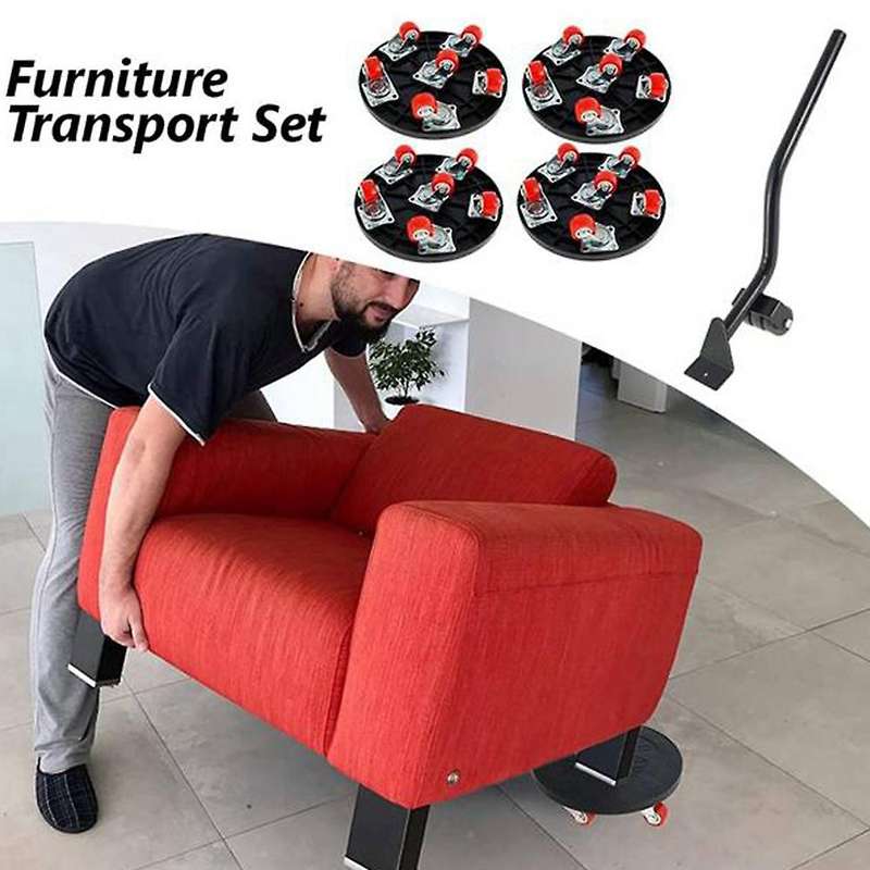 Furniture Mover Set 880Lb Heavy Furniture Mover Shifter Lifter Slider Roller Wheels Moving Kit Sofa