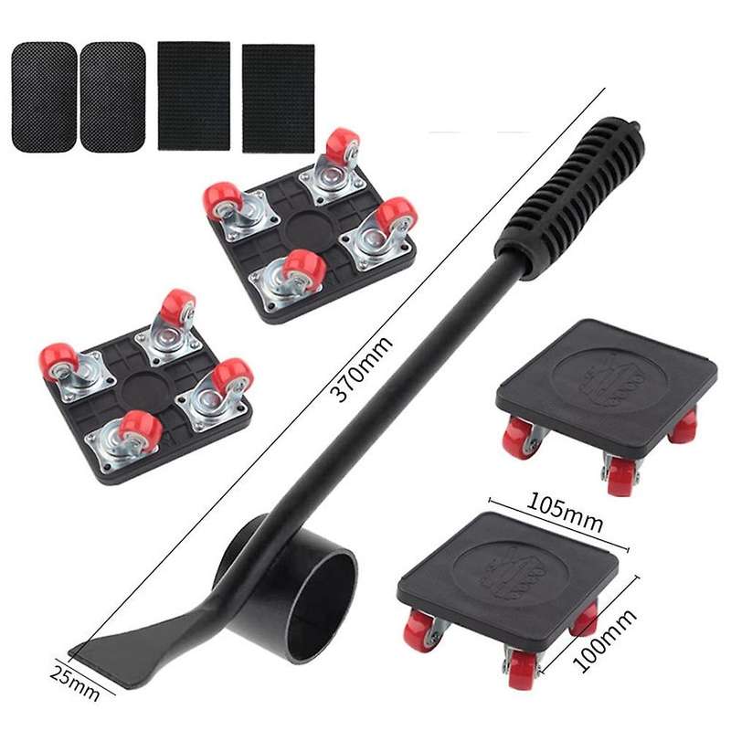 Furniture Mover Set 880Lb Heavy Furniture Mover Shifter Lifter Slider Roller Wheels Moving Kit Sofa