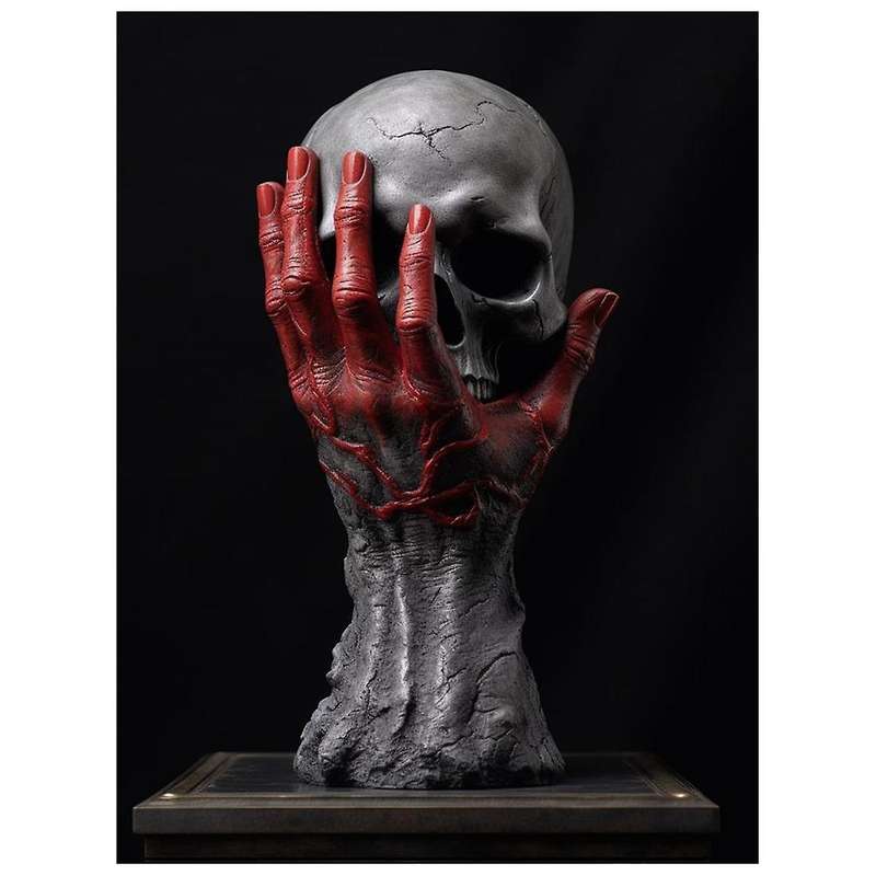 Furious Hand Skull Statue Resin Crafts Desktop Decoration Atmosphere Ornaments