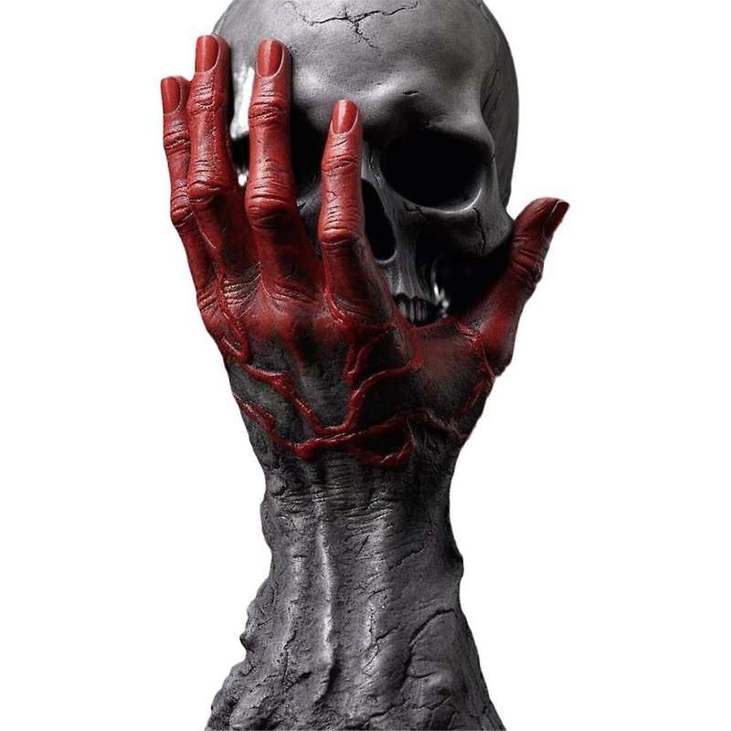 Furious Hand Skull Statue Resin Crafts Desktop Decoration Atmosphere Ornaments