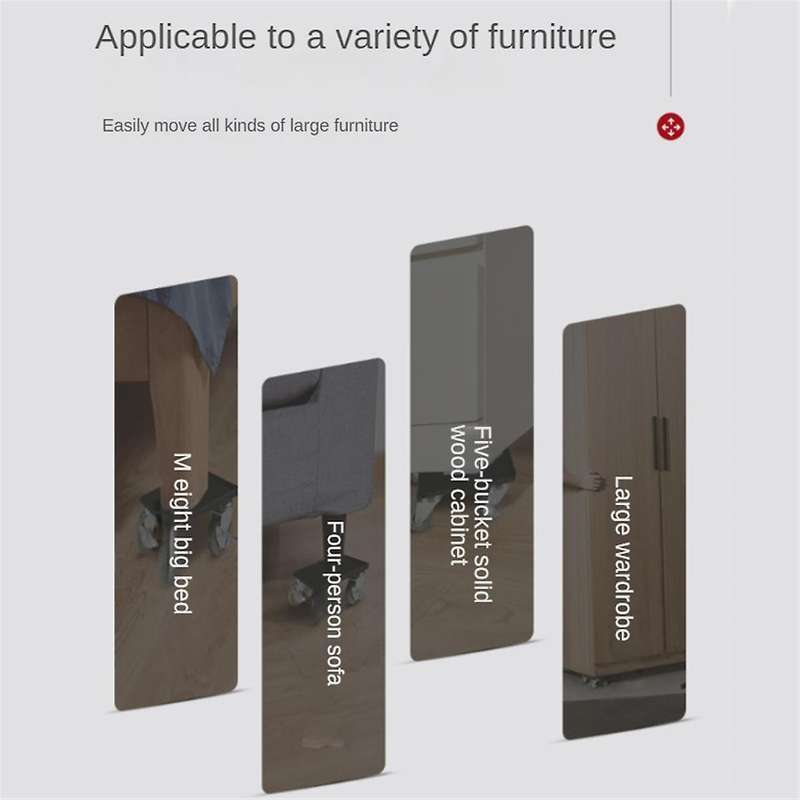 Furniture Trolley,Furniture Moving Set,Furniture Lift with Swivel Universal Wheels,Carbon Steel Furn