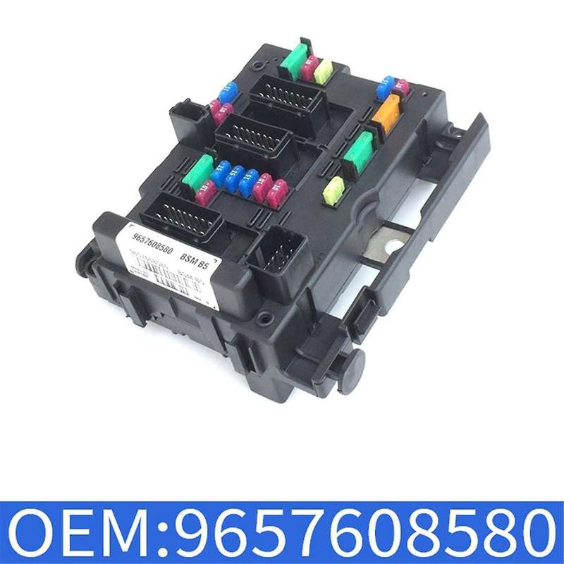 Fuse Box Module B5 9657608580 6500Y1 for 206 307 406 C2 C3 C5 Berlingo Xsara Fuse Box Unit
