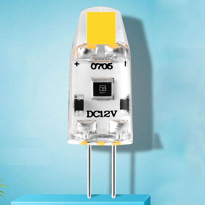G4 LED Bulb 12V DC Dimmable COB LED G4 Bulb 1.5W 360 Beam to Replace 15W Halogen Lamp (Warm White)