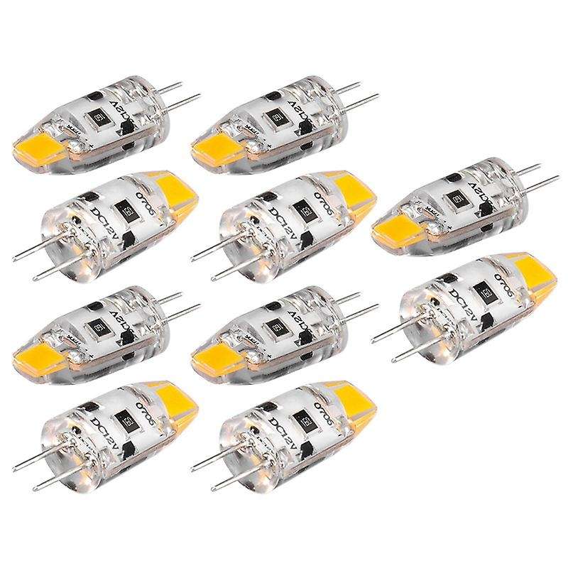 G4 LED Bulb 12V DC Dimmable COB LED G4 Bulb 1.5W 360 Beam to Replace 15W Halogen Lamp (Warm White)