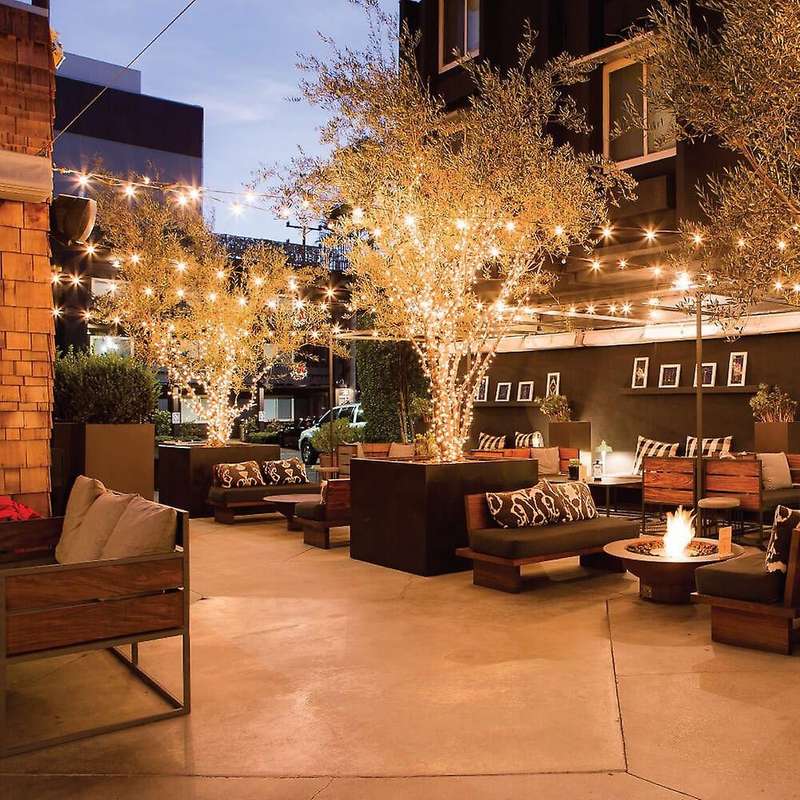 G40 Solar Powered Led Lights 18ft Outdoor Patio Globe String Lights Bistro Yard Decoration 1.5w 10