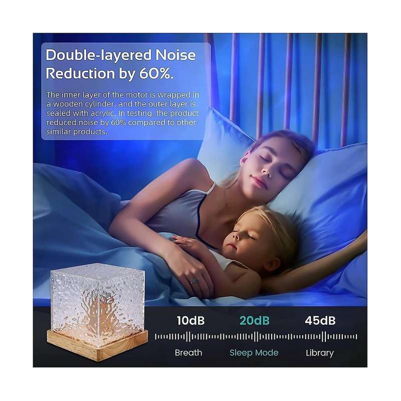 Galaxy Projector Light for Bedroom - Sensory Light with 16 Colors, Projector Night Light for Bedroom