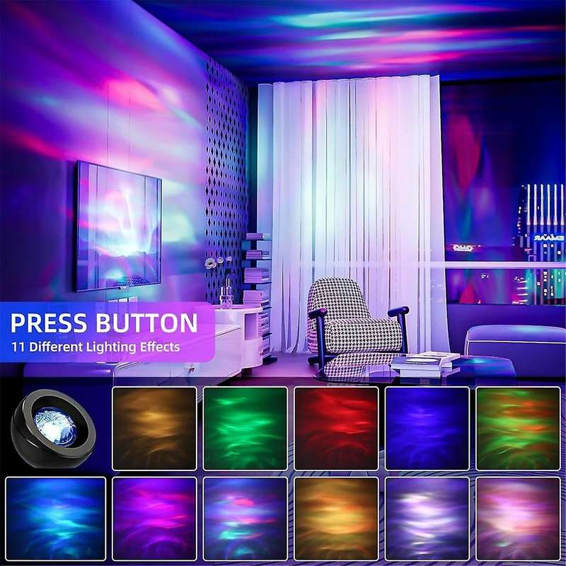Galaxy Projector, Northern Galaxy Light Projector, Starry Nebula Night Light Projector for Kids Adul