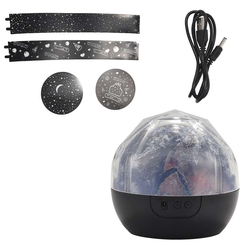 Galaxy Projector Night Lamp Earth Lamp Led Colorful Rotating Flashing Star Child Light