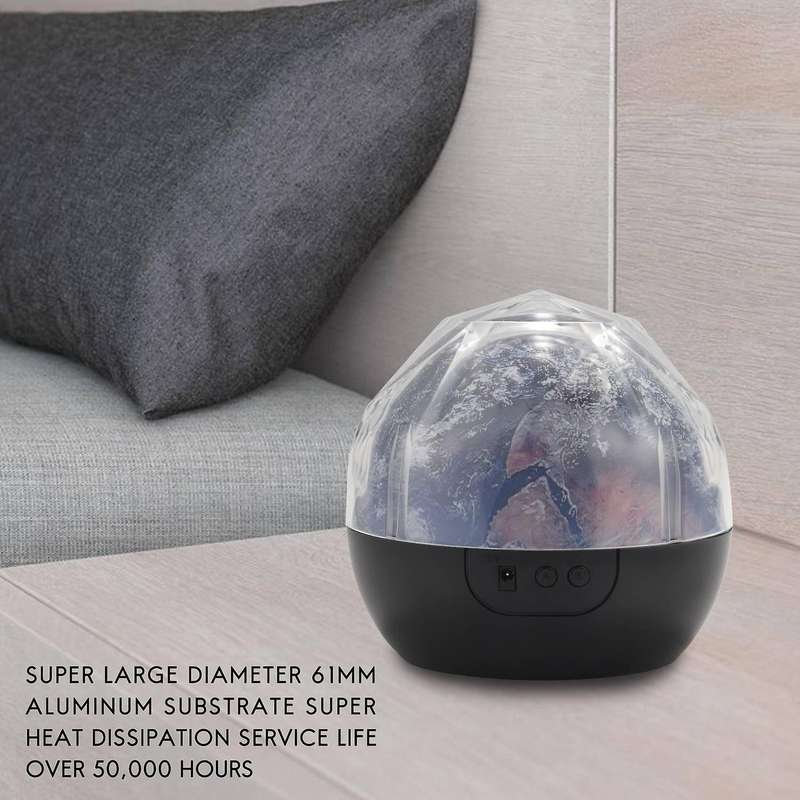 Galaxy Projector Night Lamp Earth Lamp Led Colorful Rotating Flashing Star Child Light