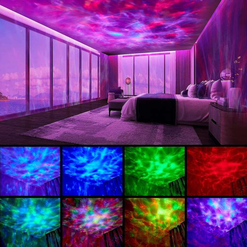 Galaxy Star Projector Light Led Ceiling Starry Night Sea Space Music Projection Lamp