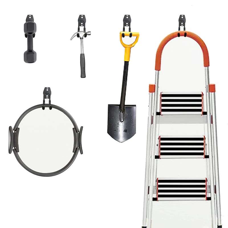 Garage Hooks Heavy Duty Wall Mount Organizer Garage Wall Mount Utility Hooks with Anti- Coating J