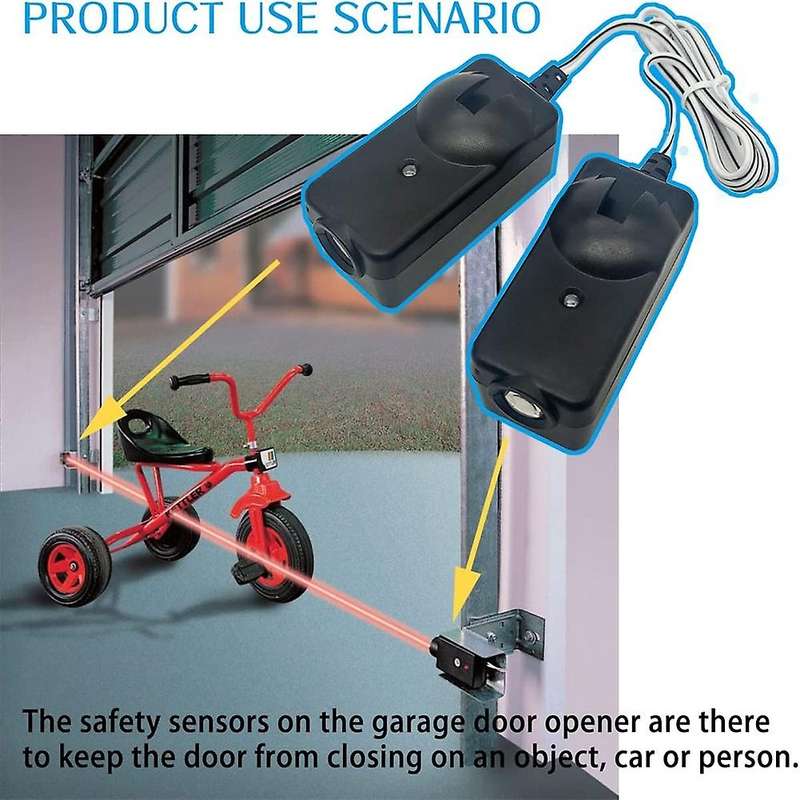 Garage Door Sensor Replacement Safety Sensor Beam Eyes for 41A5034 Liftmaster Sears Opener Parts