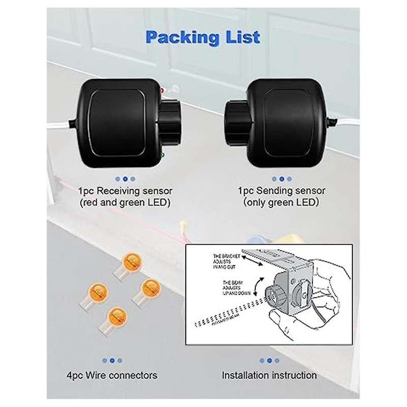 Garage Door Opener Safety Sensor for Garage Door Opener Accessories LSO50 LDO33 LDO50 Garage Sensor