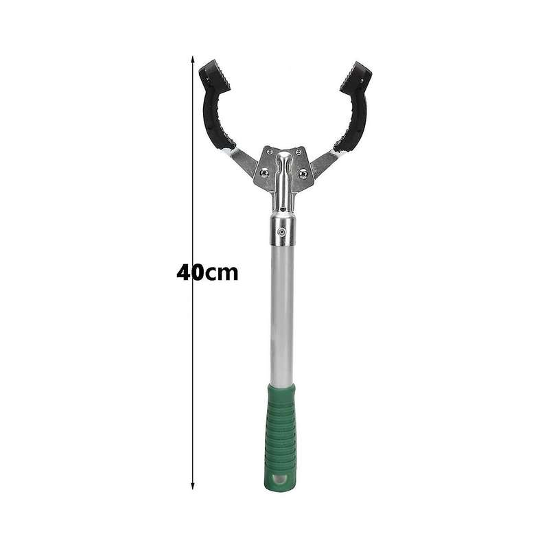 Garbage Tongs Reaching Tool Long Arm Garbage Collection Stick Alloy Garbage Clip Picker 40cm