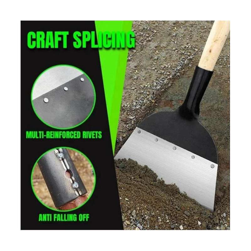 Garden Cleaning Shovel Multifunctional Shovel Flat Shovel Carbon Steel Weeding Tool Weeding Tool Ga