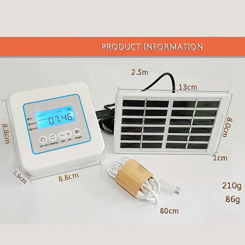 Garden Automatic Watering Pump Watering Device Solar Energy Charging Potted Plant Drip Irrigation Pu