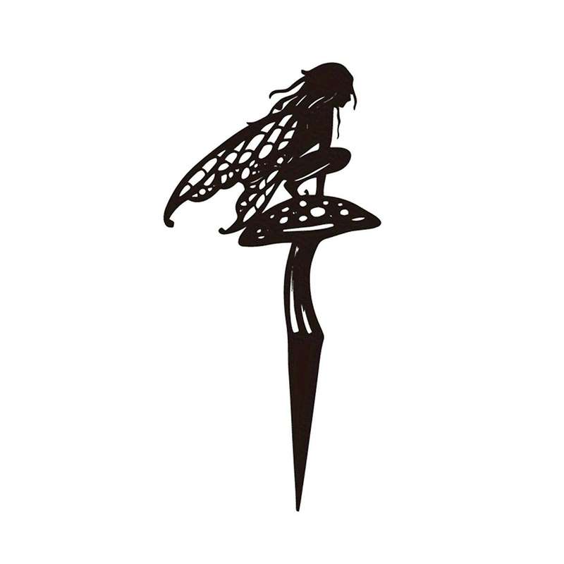 Garden Fairy Metal Outdoor Decor for Your Patio and Lawn A