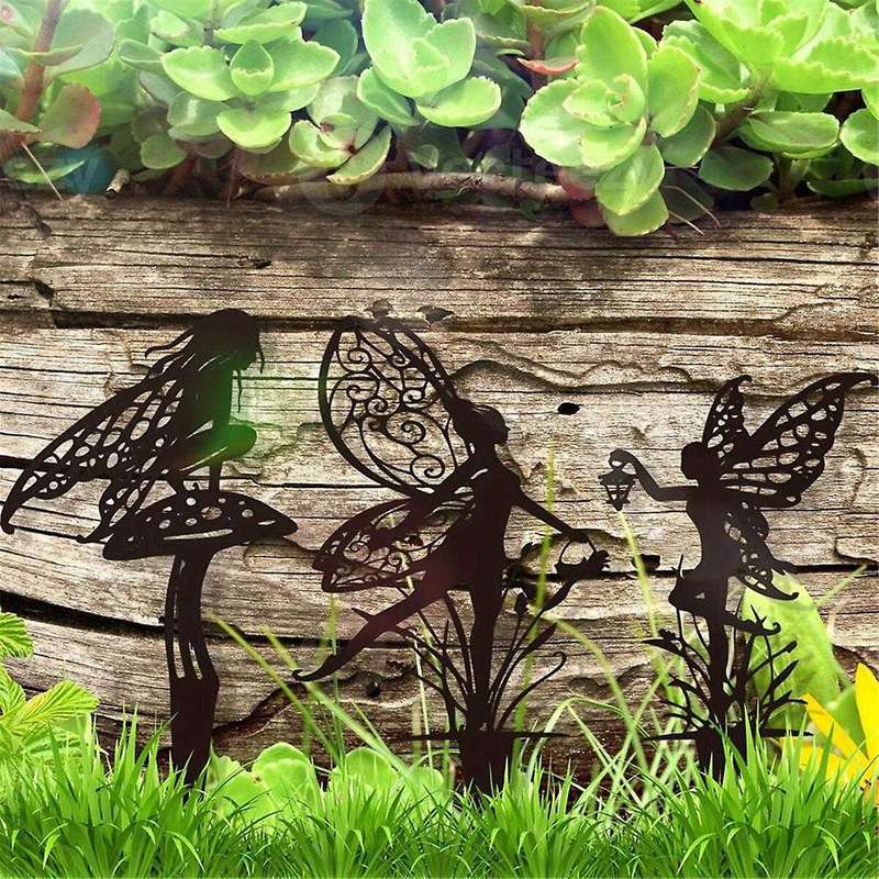 Garden Fairy Metal Outdoor Decor for Your Patio and Lawn A